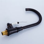 Modern kitchen sink mixer tap swivel spout additional view