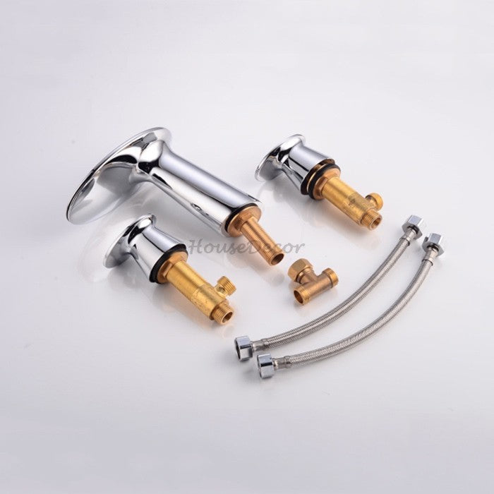 Modern bath shower mixer tap waterfall spout additional view