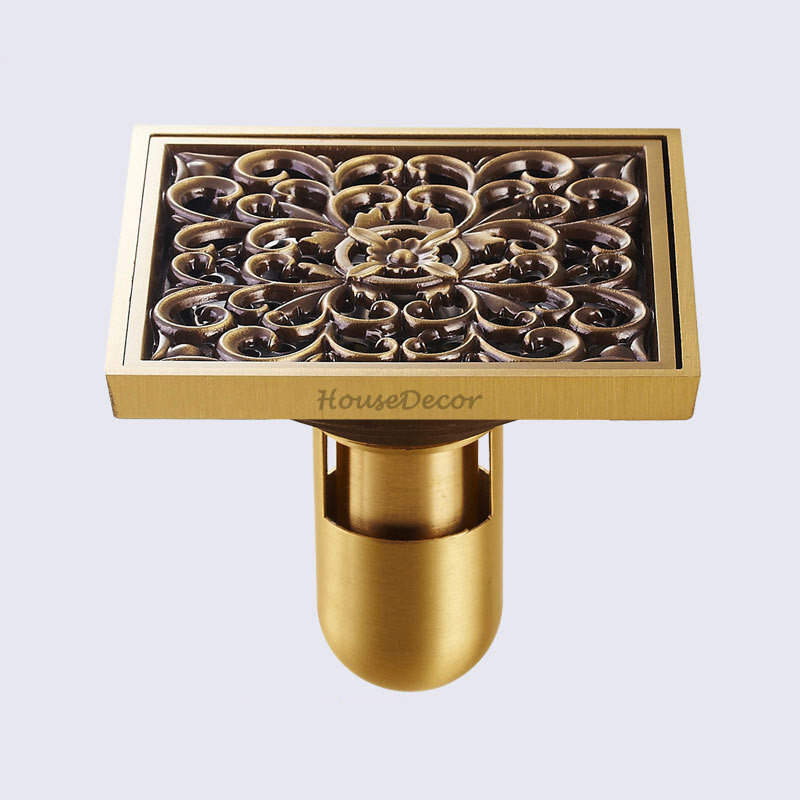 Bronze shower drain detailed product view additional view