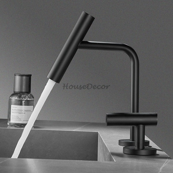 Modern bath shower mixer tap single lever control detail view