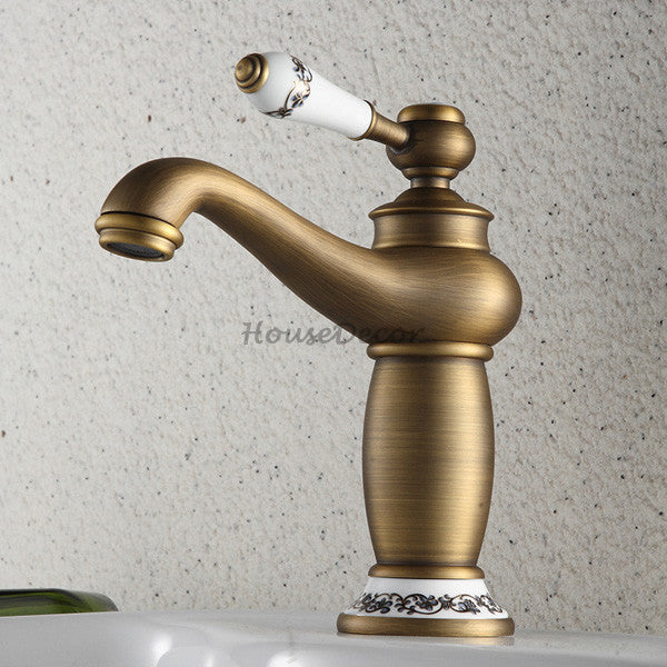 Antique Brass bath shower mixer tap detailed product view main view