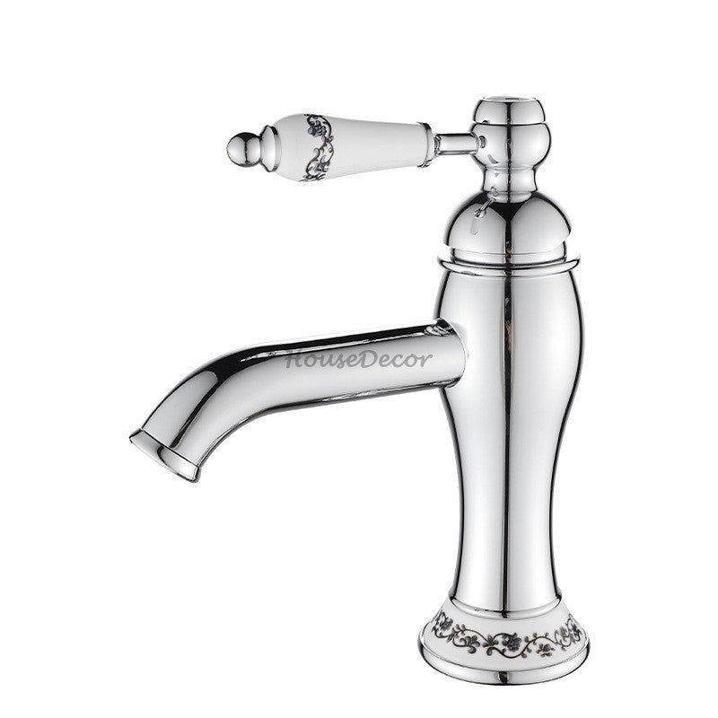 White Brass bath shower mixer tap detailed product view additional view
