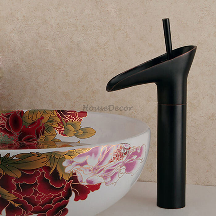 Modern bath shower mixer tap waterfall spout additional view