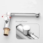 Modern Brass bath shower mixer tap swivel spout additional view