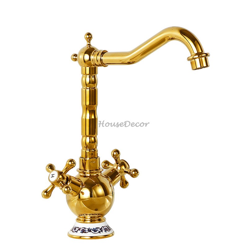 Modern kitchen sink mixer tap swivel spout additional view