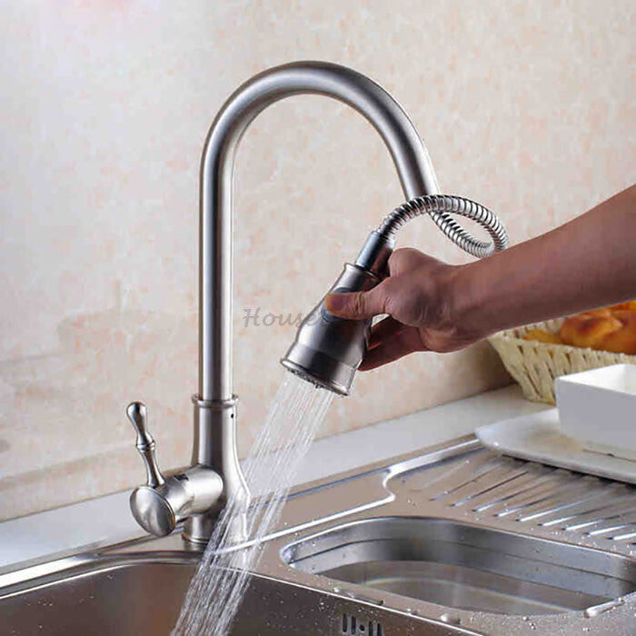 Modern bath shower mixer tap pull out spray additional view