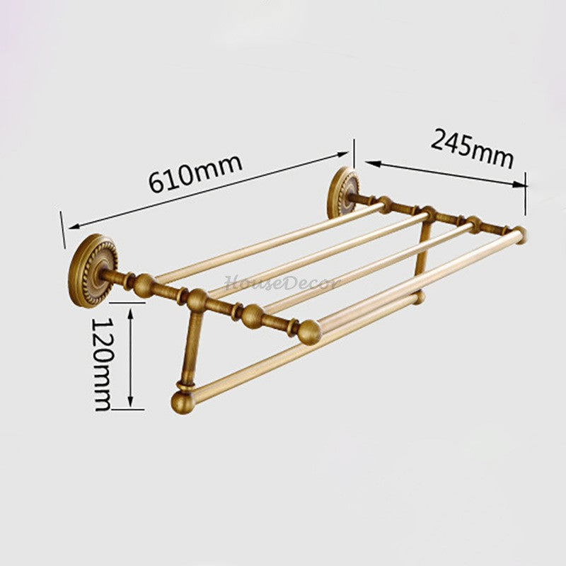 Antique Brass toilet paper holder detailed product view additional view
