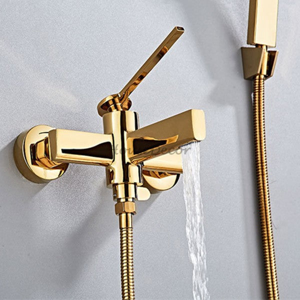 Modern Brass bath shower mixer tap detailed product view additional view