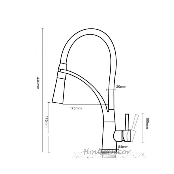 Gold Brass kitchen sink mixer tap swivel spout additional view