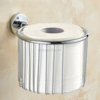 Chrome toilet paper holder detailed product view detail view