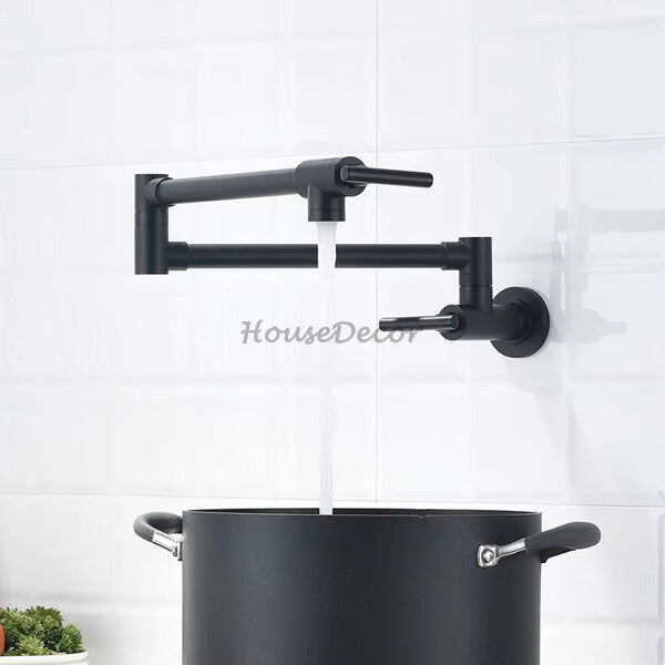 Modern kitchen sink mixer tap folding spout additional view