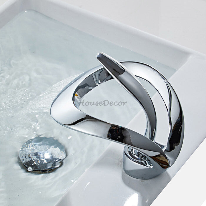 Brass bath shower mixer tap waterfall spout additional view