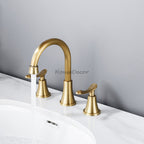 Modern bath shower mixer tap swivel spout detail view