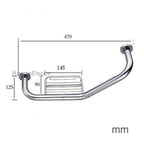 Modern bathroom grab bar safety grip additional view