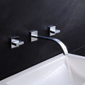 Chrome bath shower mixer tap waterfall spout main view