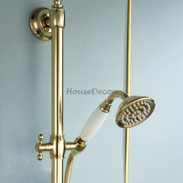 Modern Brass shower head handheld shower set additional view