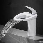 Modern bath shower mixer tap waterfall spout additional view