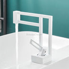 White bath shower mixer tap detailed product view additional view