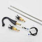 Modern bath shower mixer tap 3 hole installation additional view