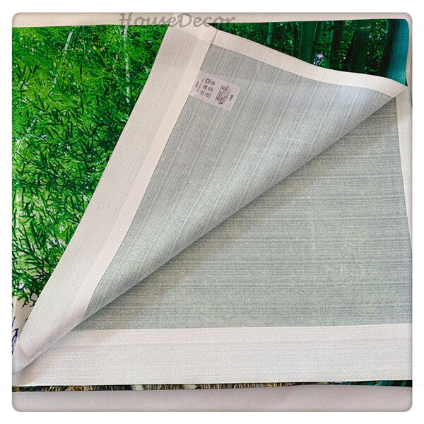 Green Fabric doorway curtain room divider design additional view