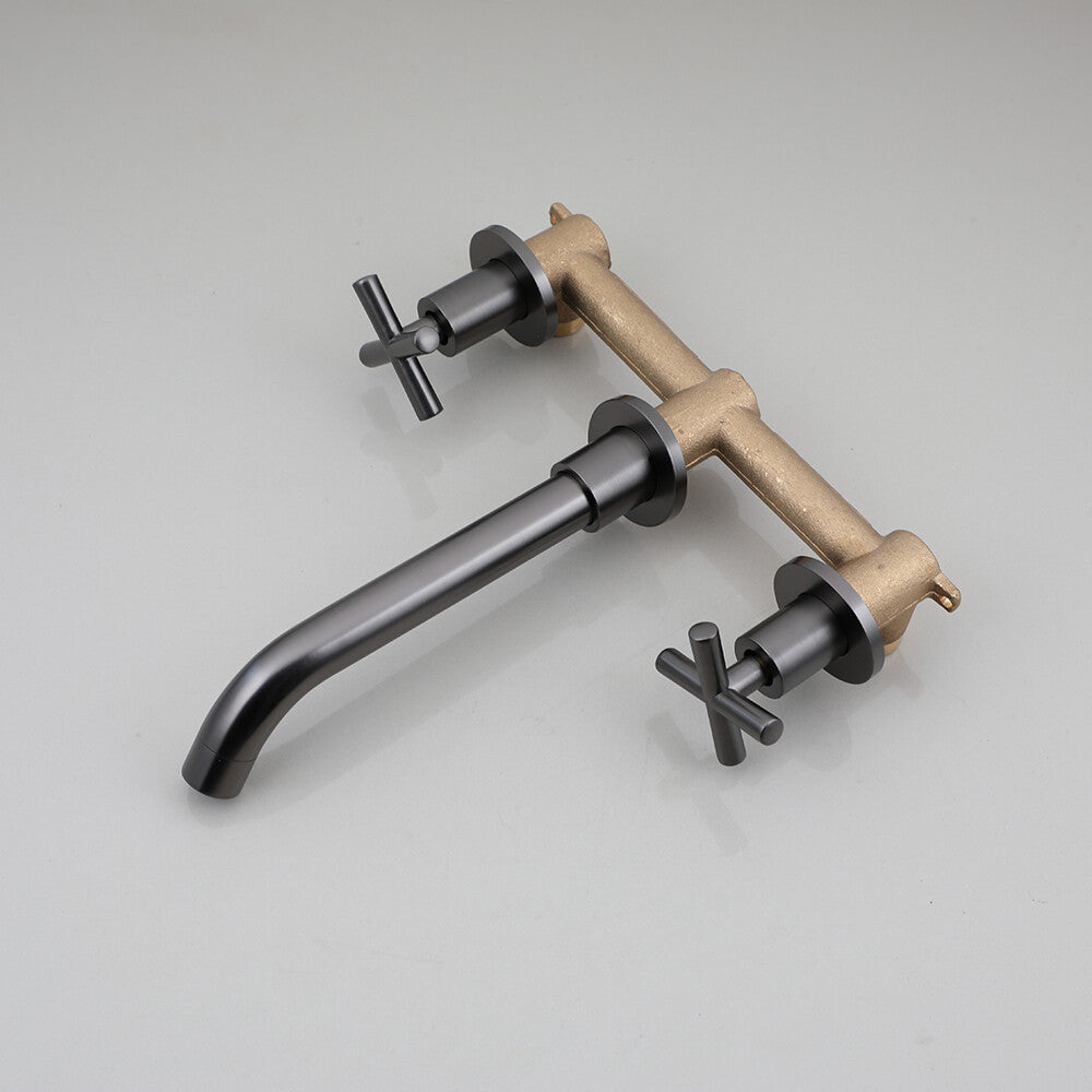 Brass bath shower mixer tap wall mounted design additional view