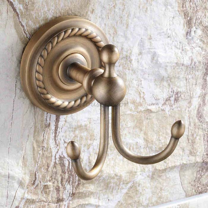 Antique Brass robe hook wall mounted design main view