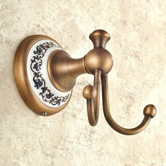 Modern Ceramic towel rack wall mounted design detail view