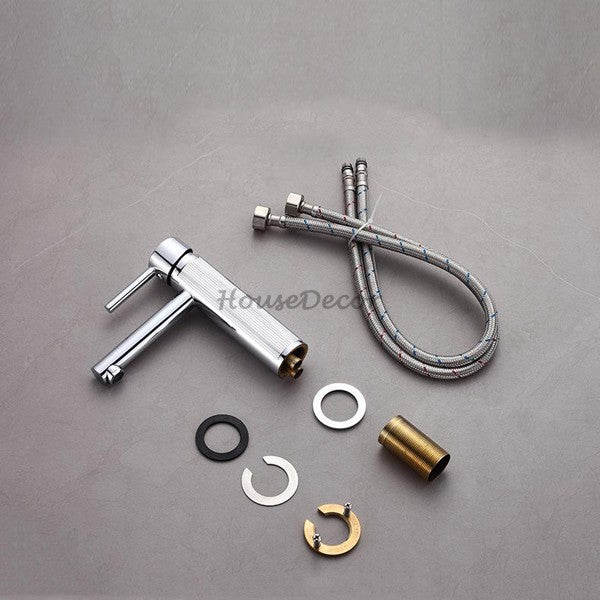 Modern bath shower mixer tap single lever control additional view