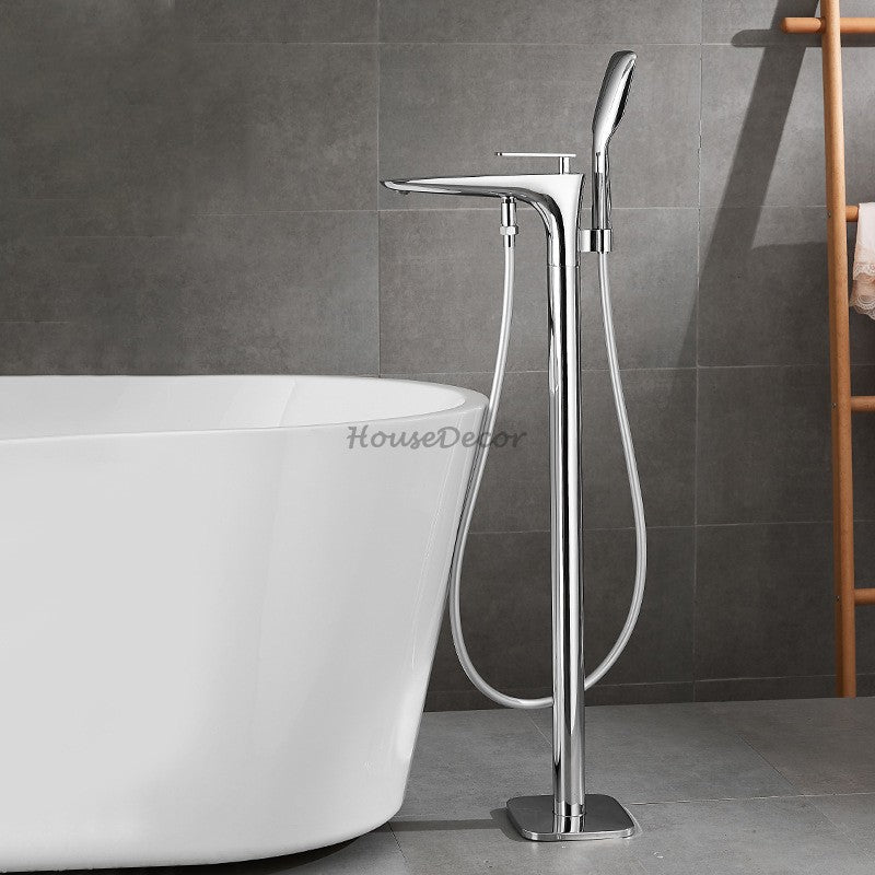 Modern bath shower mixer tap handheld shower set additional view