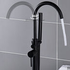 Modern bath shower mixer tap handheld shower set additional view