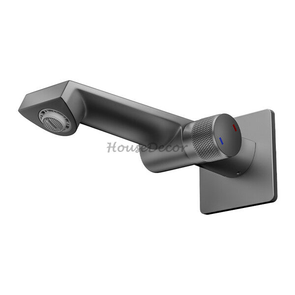 Modern bathroom basin mixer tap wall mounted design additional view