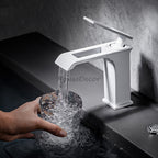 Modern bath shower mixer tap waterfall spout additional view