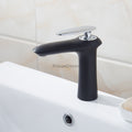 Modern bath shower mixer tap deck mounted design detail view
