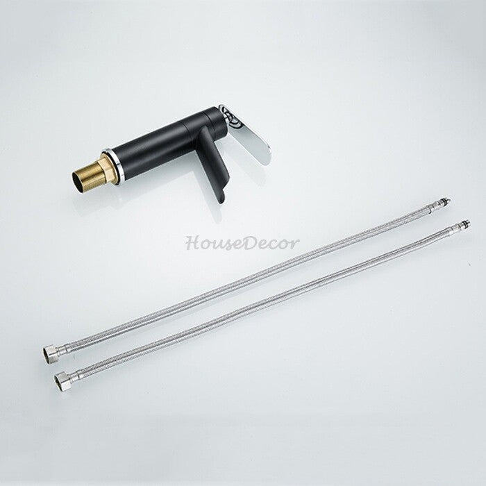 Modern bath shower mixer tap waterfall spout additional view