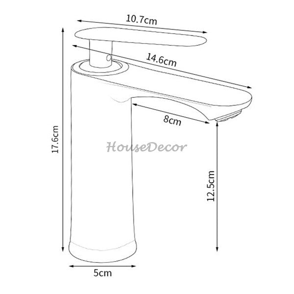 Modern bath shower mixer tap single lever control additional view