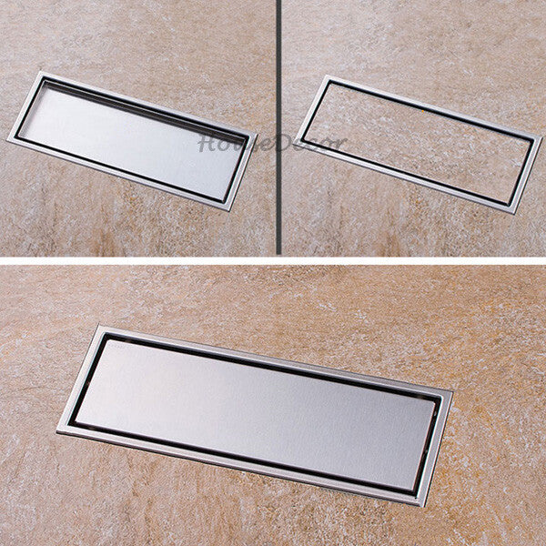 Modern Stainless Steel shower drain detailed product view detail view