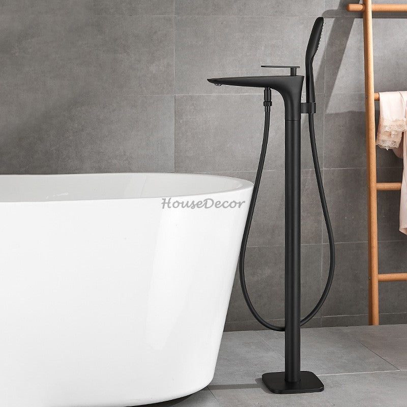 Modern bath shower mixer tap handheld shower set additional view