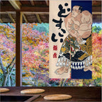Modern Fabric doorway curtain room divider design main view