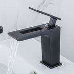 Modern bath shower mixer tap waterfall spout additional view