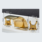 Modern bath shower mixer tap waterfall spout additional view