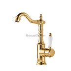 Modern bath shower mixer tap swivel spout main view
