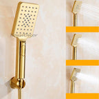 Gold bath shower mixer tap wall mounted design additional view
