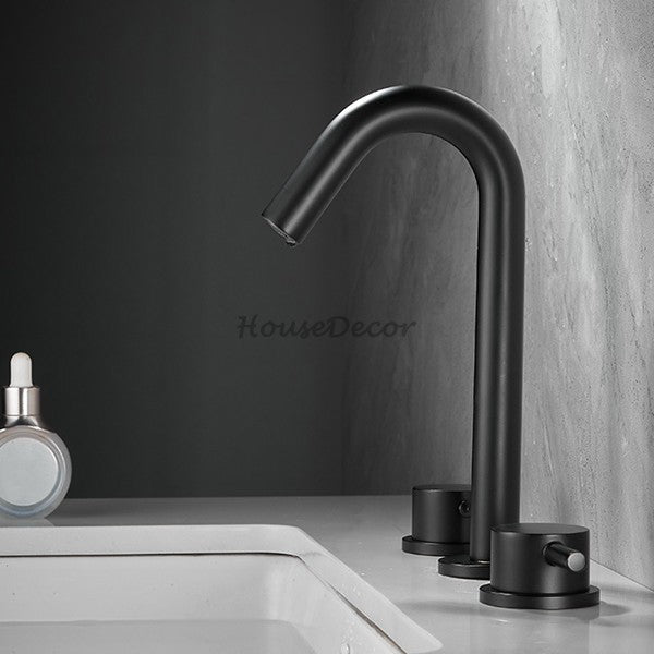 Modern Brass bath shower mixer tap deck mounted design additional view