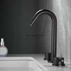Modern Brass bath shower mixer tap deck mounted design additional view