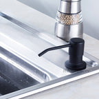 Matte Black kitchen sink mixer tap detailed product view main view