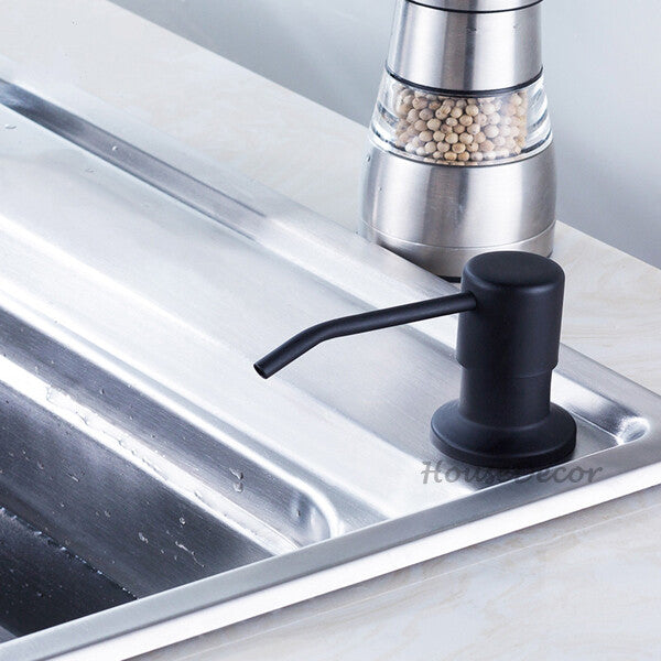 Matte Black kitchen sink mixer tap detailed product view main view