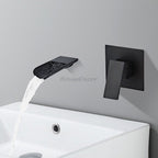 Modern bath shower mixer tap waterfall spout main view