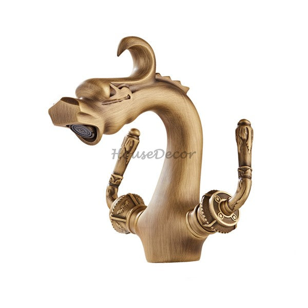 Modern bath shower mixer tap dual handle control additional view