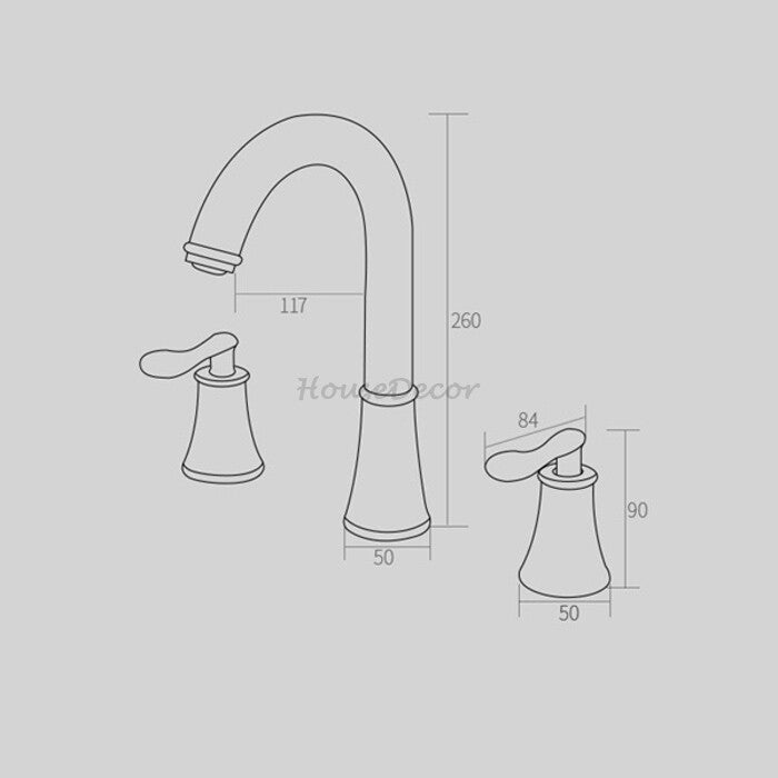 Modern bath shower mixer tap swivel spout additional view