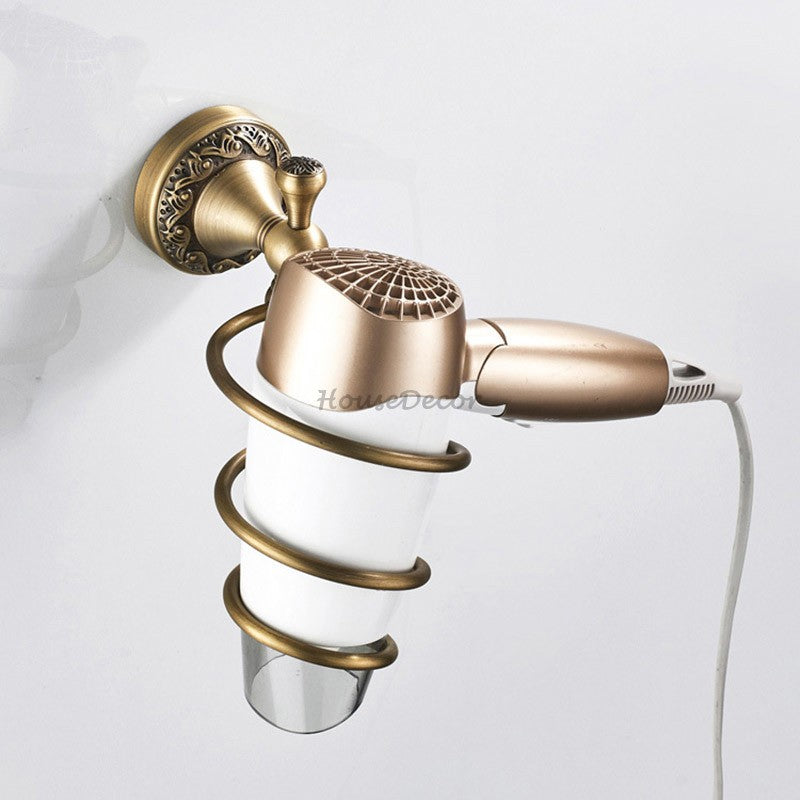 Antique Brass towel rack detailed product view additional view